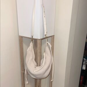 Elegant Cream Hobo Bag